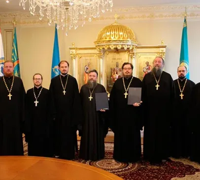 Подписано соглашение о сотрудничестве между Алматинской и Калужской православными духовными семинариями