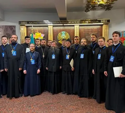 Преподаватели и студенты Алматинской духовной семинарии приняли участие в Республиканском форуме: «Духовное согласие — основа единства и мира в Казахстане»