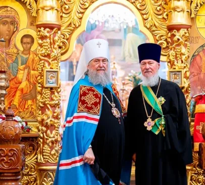 Многолетний преподаватель Алматинской семинарии протоиерей Валерий Захаров удостоен ордена преподобного Сергия Радонежского I степени
