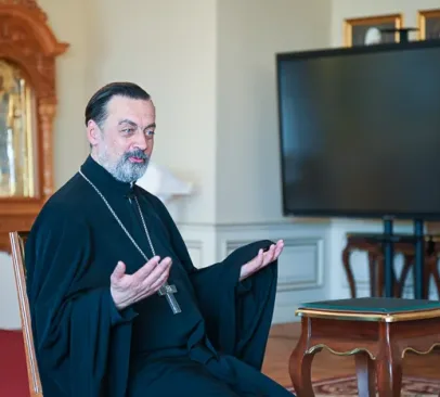 Состоялась встреча протоиерея Алексия Батаногова с преподавателями и студентами Алматинской православной духовной семинарии