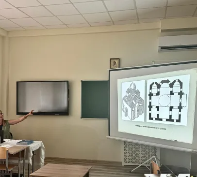 В Алматинской семинарии состоялась открытая лекция «Искусство Византии»
